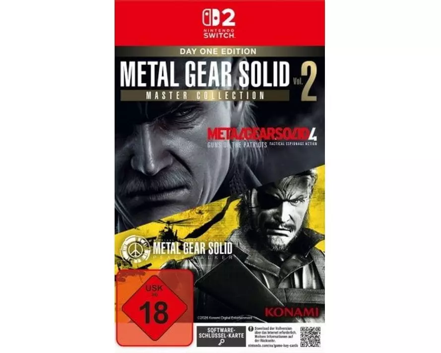 KONAMI Metal Gear Solid Master Coll. 2 Day One Ed. (Game-Key Card)