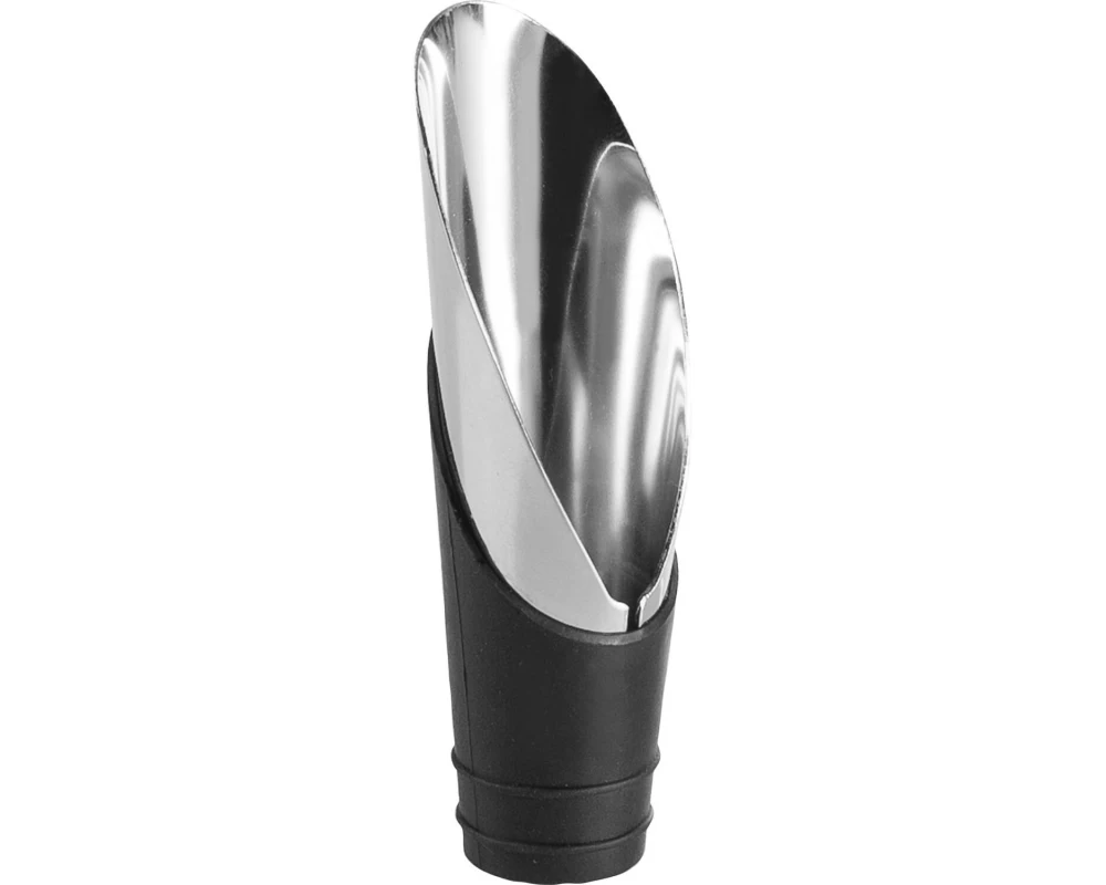 Ibili Weinausgiesser Edelstahl 8 cm 1 Stück, Schwarz