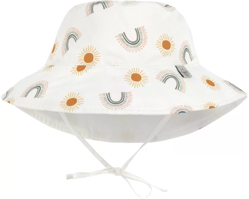 Lässig Sonnenhut Bucket Rainbow Nature Gr. 46/49