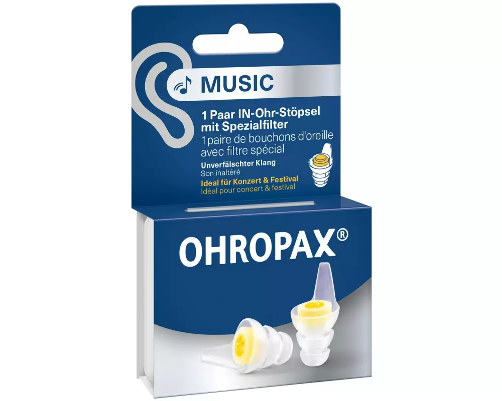 Ohropax Ohrstöpsel Music 1 Paar
