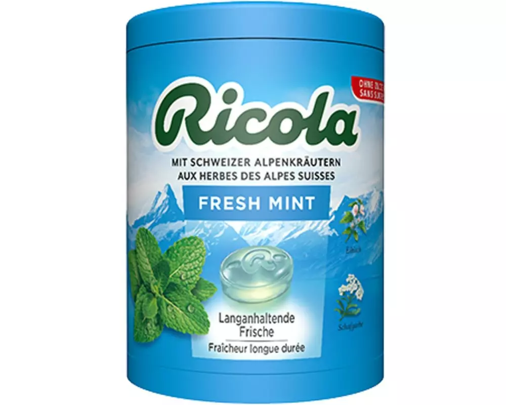 Ricola Kräuterbonbons Fresh Mint zuckerfrei 100 g