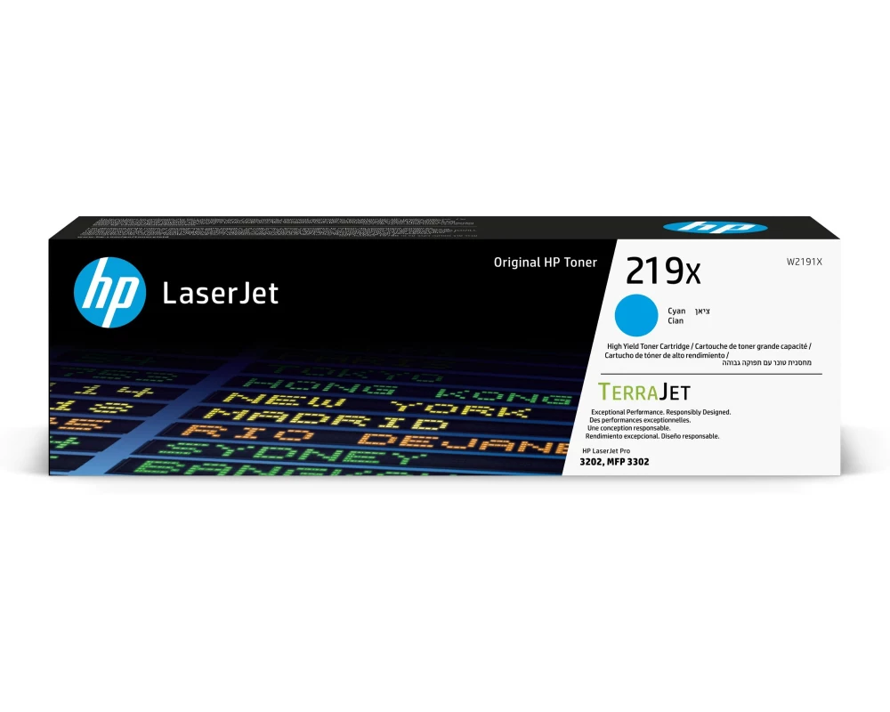HP Toner 219X (W2191X) Cyan