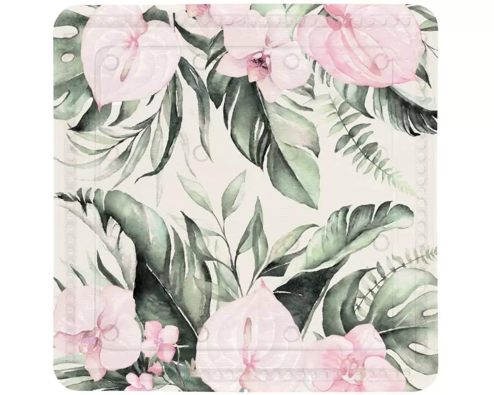 Kleine Wolke Duschwanneneinlage Garden 55 x 55 cm, Mehrfarbig