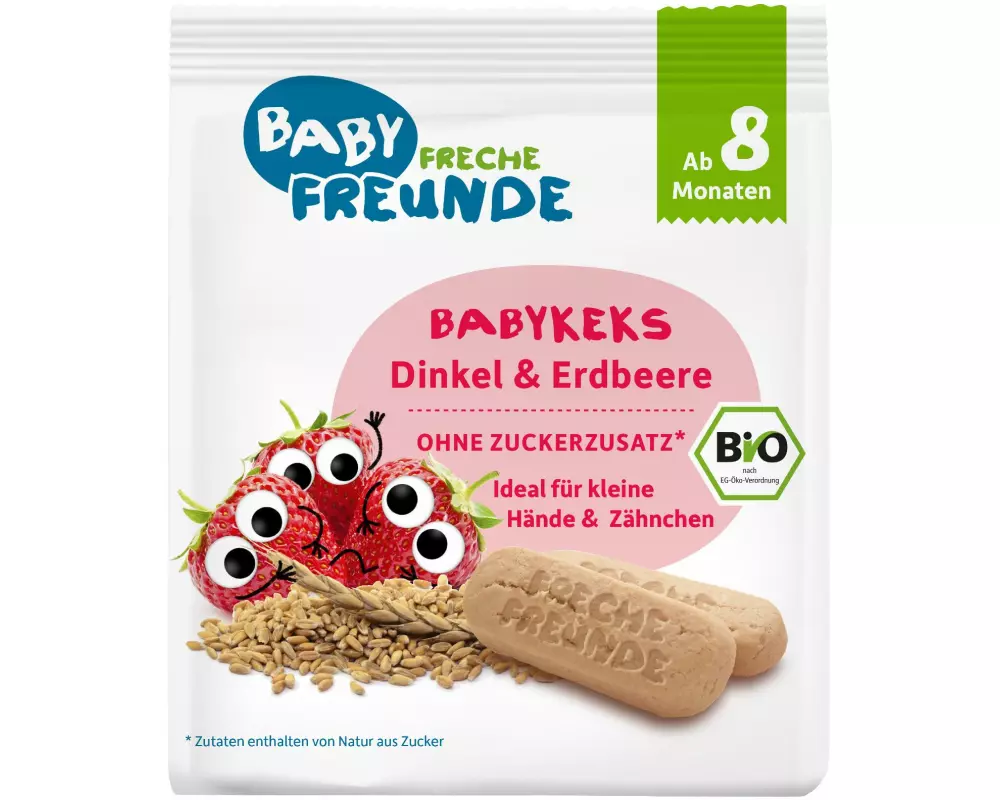 Freche Freunde Kekse Dinkel Erdbeere 100 g