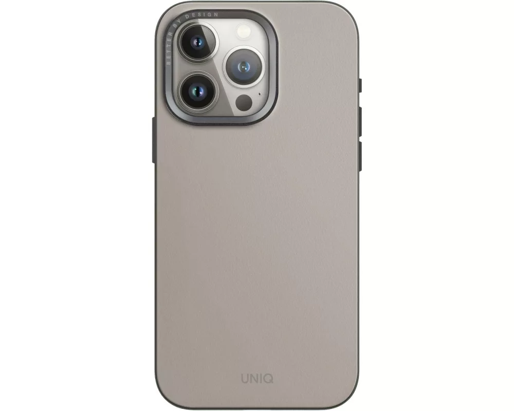 Uniq Back Cover Lyden iPhone 15 Pro Case Ivory Grün