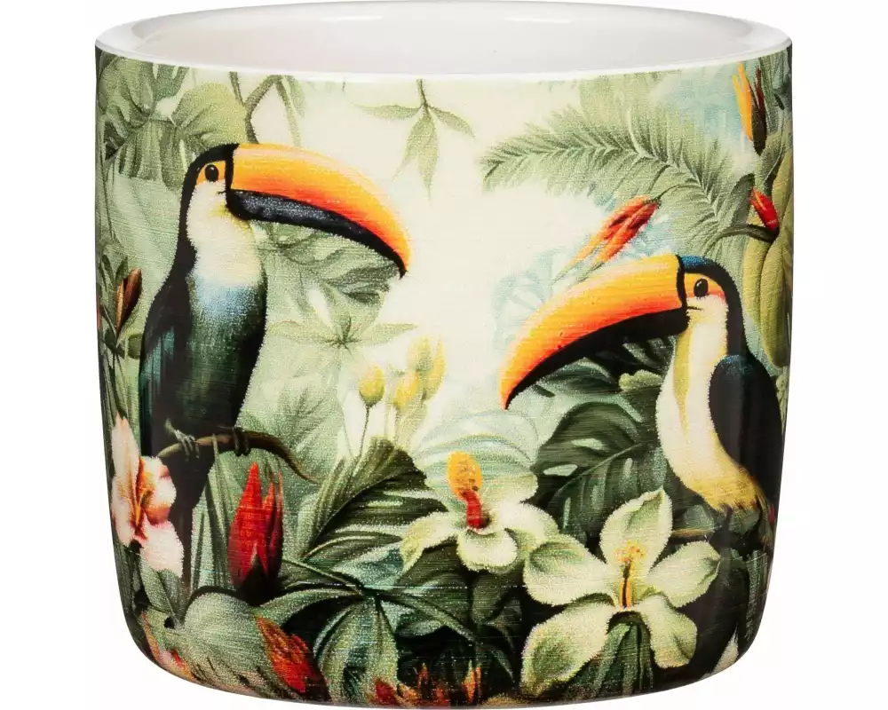 scheurich Blumentopf Tucano 900, 12.8 cm, Bunt