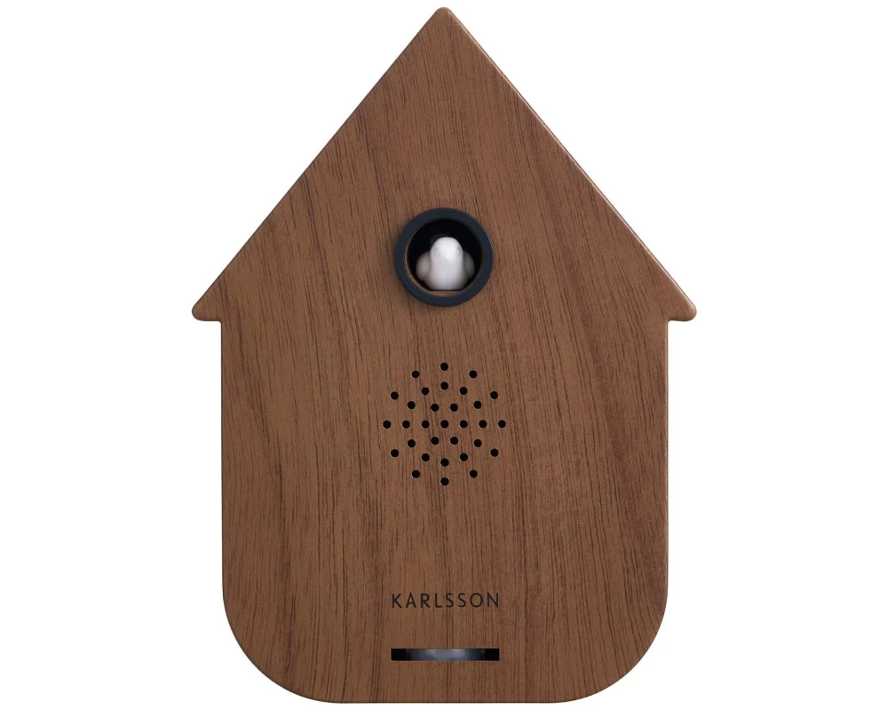 KARLSSON Sound Box Modern Cuckoo Dunkles Holz