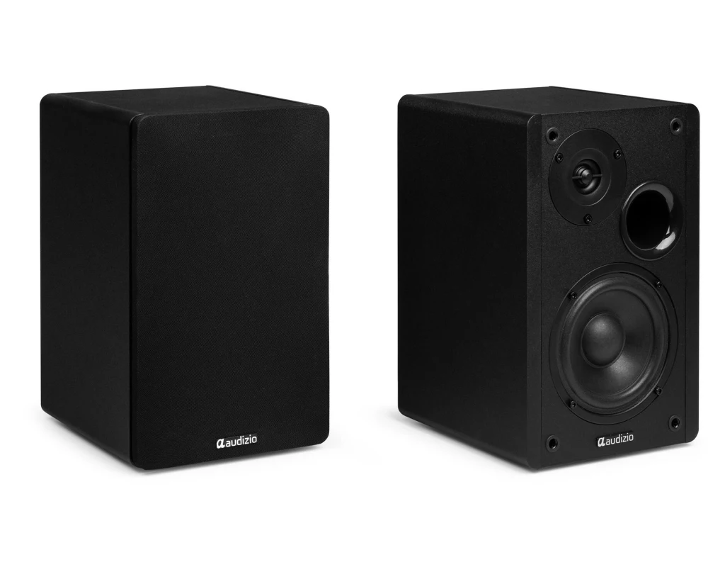 Audizio Regallautsprecher Paar KS01-BK 80W, BT, Schwarz