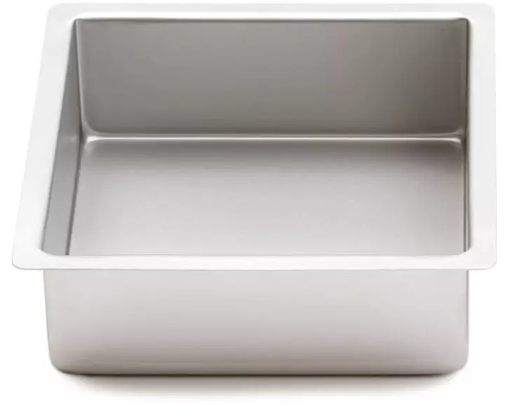 Decora Backform eckig Profi 20 x 20 cm, Silber