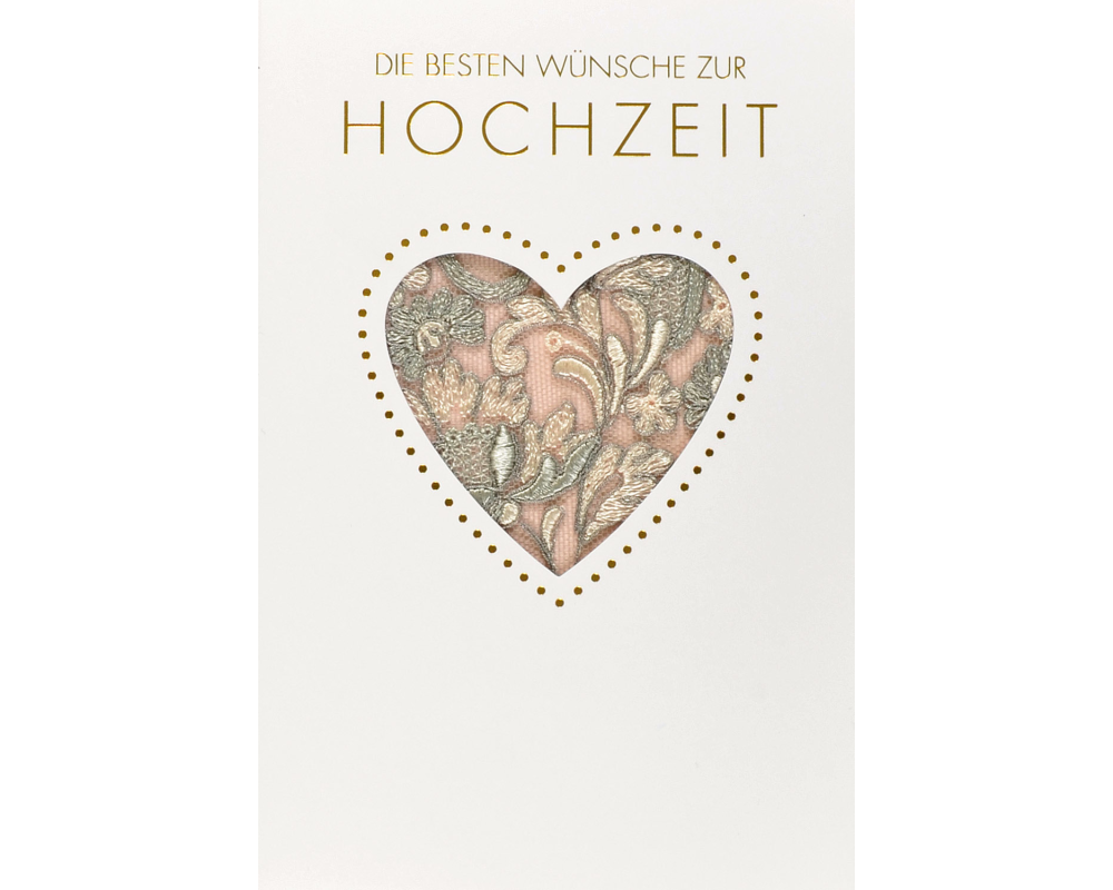 ABC Hochzeitskarte Spitze 1120009400 B6