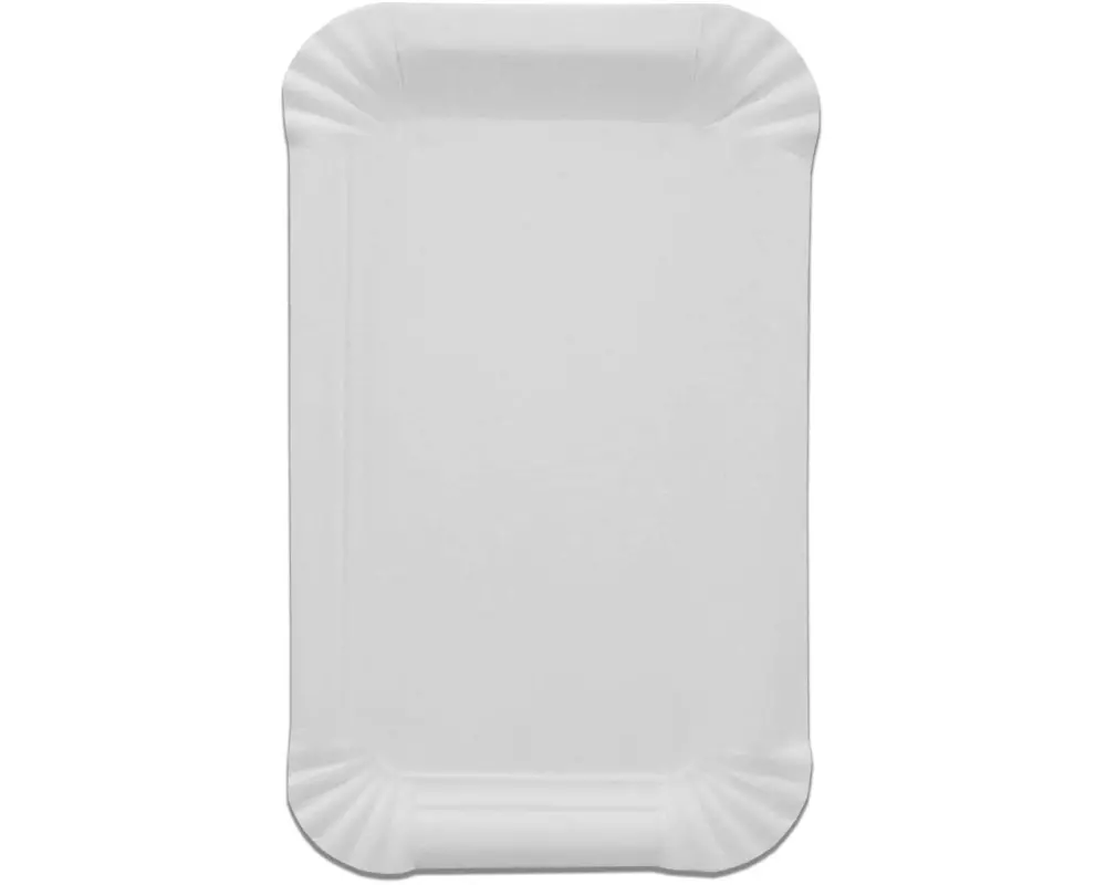 Papstar Einwegteller Pure 9 cm x 15 cm, 250 Stück, Weiss