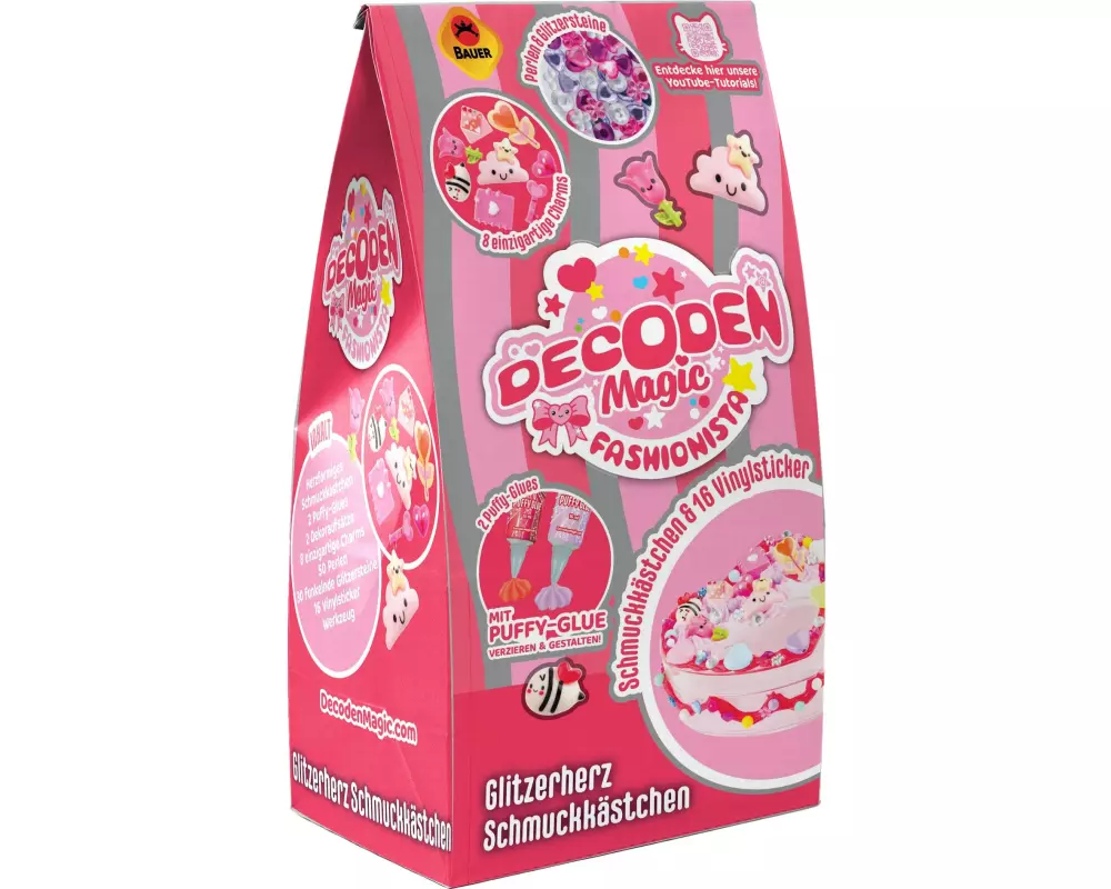 Bauer Magic Fashionista Schmuckkästchen Bastelset Schmuckkästchen