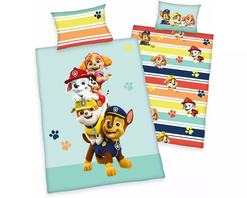 Herding Kinderbettwäsche Paw Patrol 100 x 135 cm + 40 x 60 cm