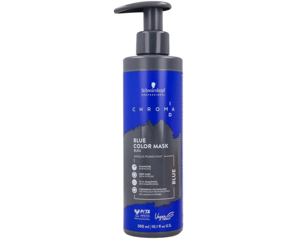 Schwarzkopf Professional Farbauffrischung Chroma ID Bonding Color Mask Blue 300 ml
