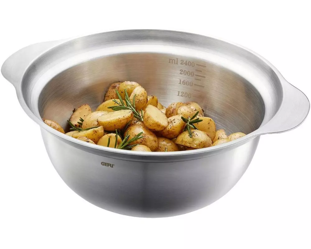 GEFU Rührschüssel Premio 2.4 l, Silber