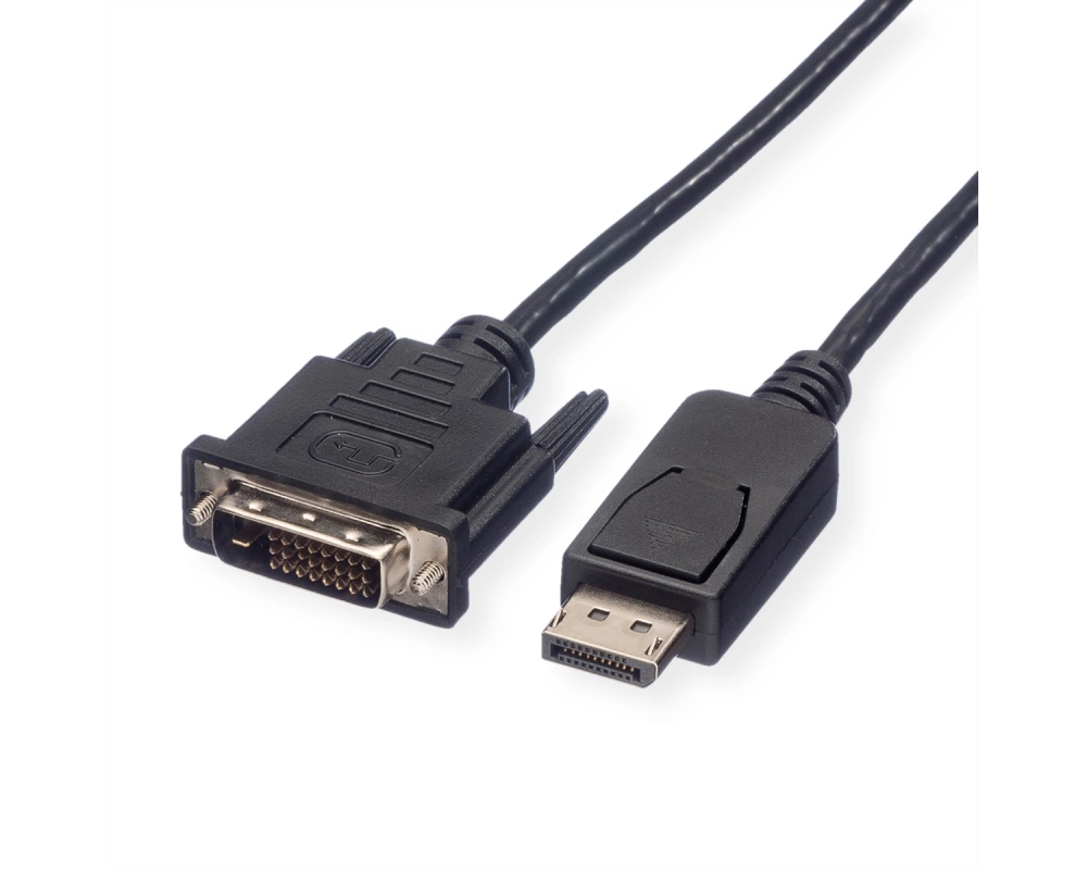 ROLINE DisplayPort Kabel DP ST - DVI ST, schwarz, 3 m