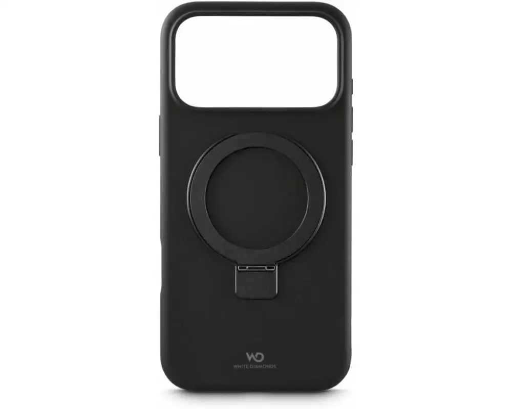 White Diamonds Back Cover Mag Urban Stand Schwarz für iPhone 17 Pro Max