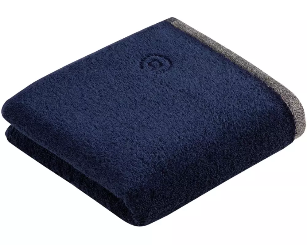 Bugatti Handtuch Prato 50 x 100 cm, Marine Blau