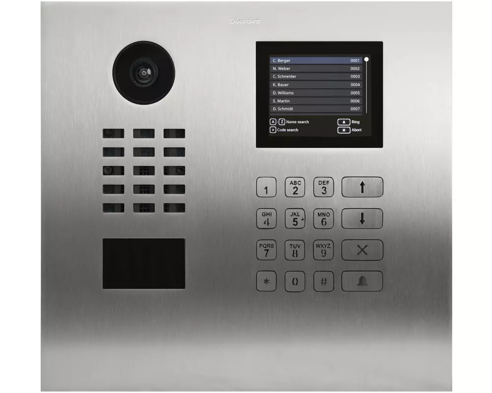 Doorbird D22DKH IP Video Türsprechanlage Edelstahl V2A, gebürstet