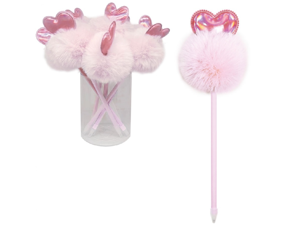 ROOST Stift mit POMPOM BP-016 Herz