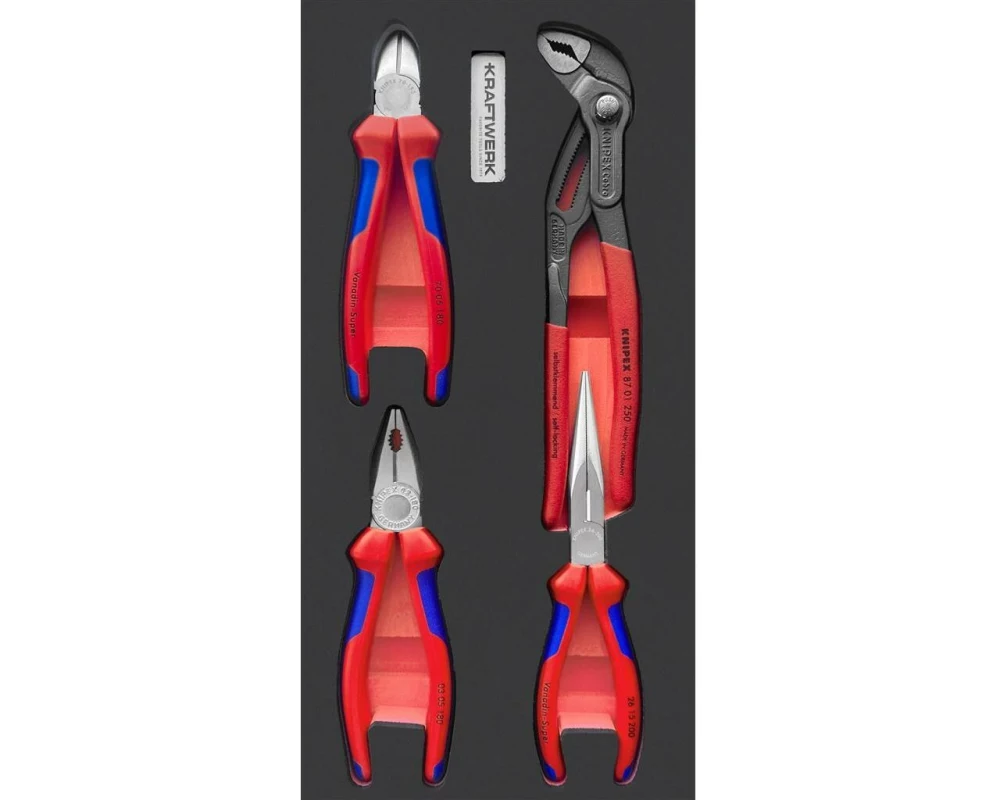 Kraftwerk Zangen-Set Knipex EVA3, 4-teilig