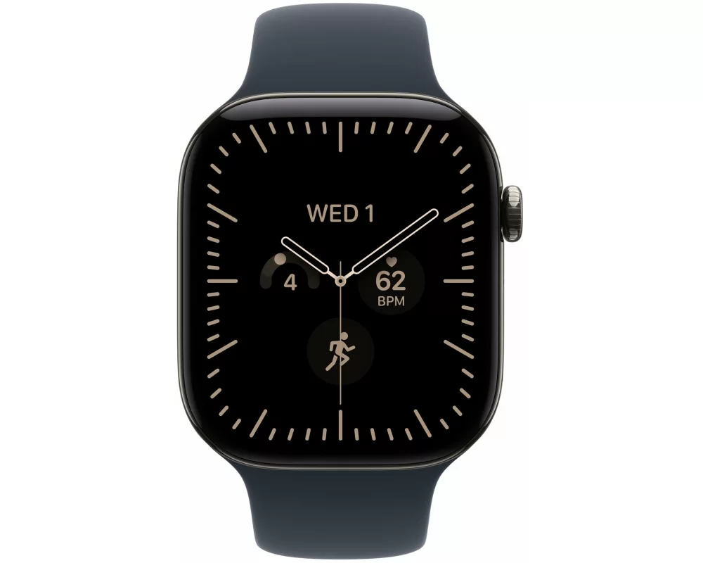 Apple Watch S12 46 mm CEL Natural Titanium, Blue Sportband S/M