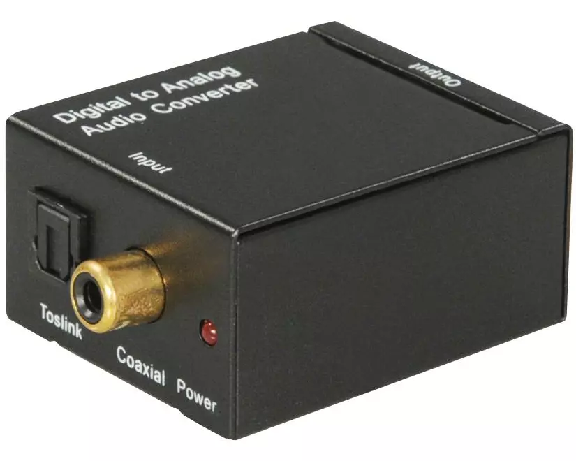 Satelliten TV Zubehör Audio-Adapter AL 13 A Coaxial/Toslink - Cinch