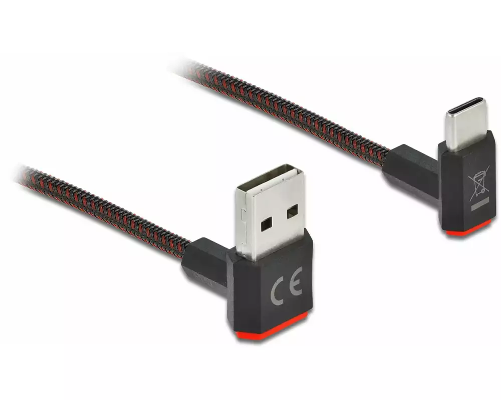 Delock USB 2.0-Kabel EASY USB USB-A - USB-C 1 m