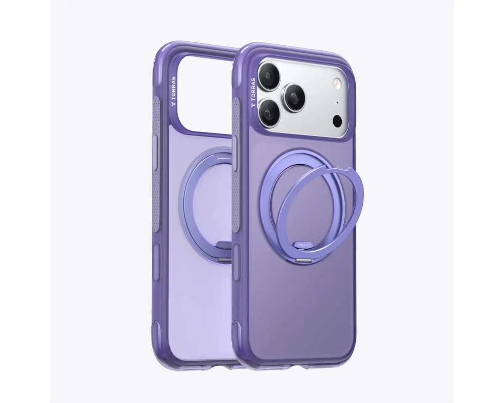 Torras Ostand O3 Air Schutzhülle, iPhone 17 pro Max, lila