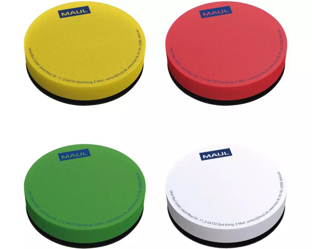 Maul Tafelwischer MAULdot Filz, magnetisch, 10 Stk.