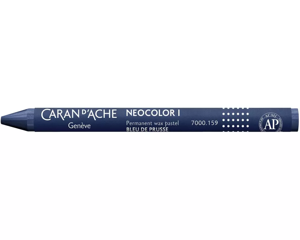 Caran d'Ache Wachsmalstifte Neocolor 1 wasserfest Preussischblau