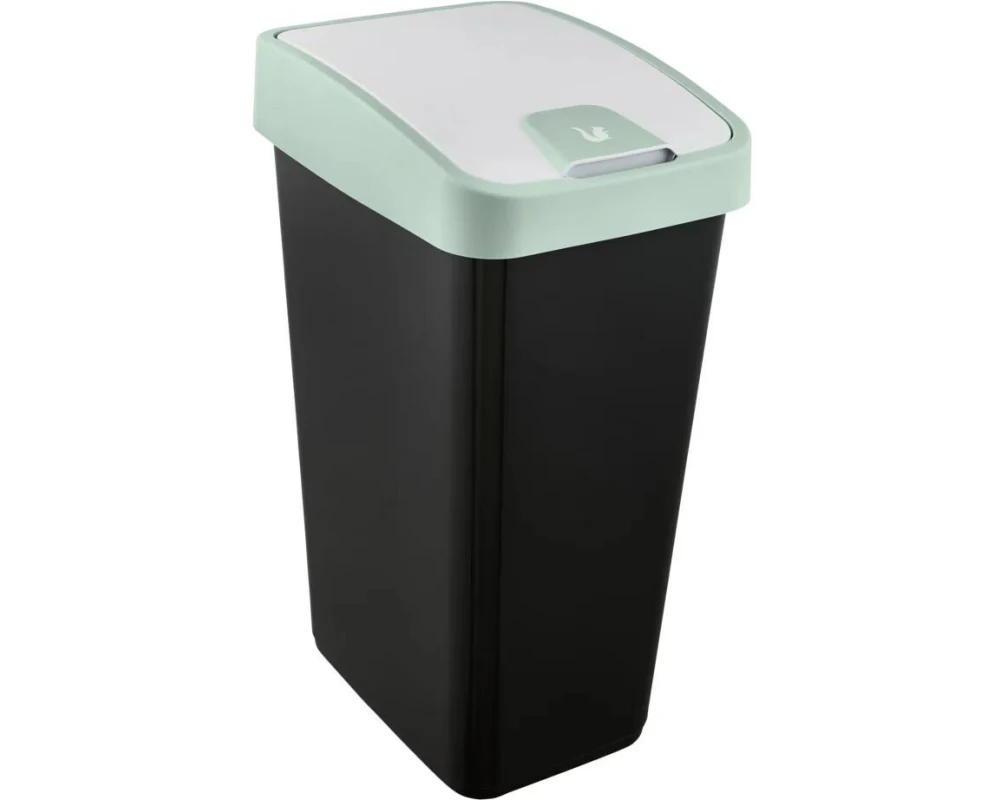 keeeper Abfalleimer Magne 45 l, Flip-Deckel, soft green