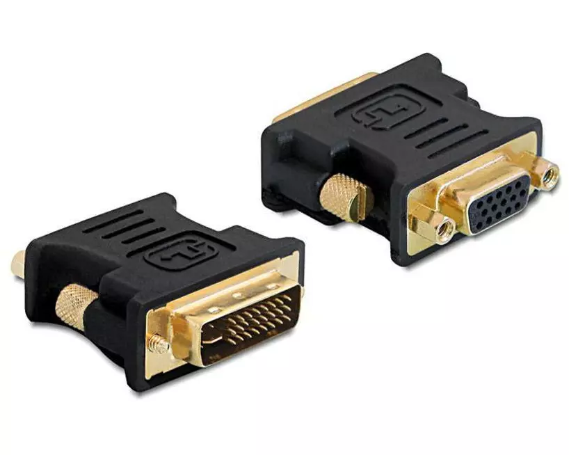 Delock Adapter DVI-I - VGA m-f