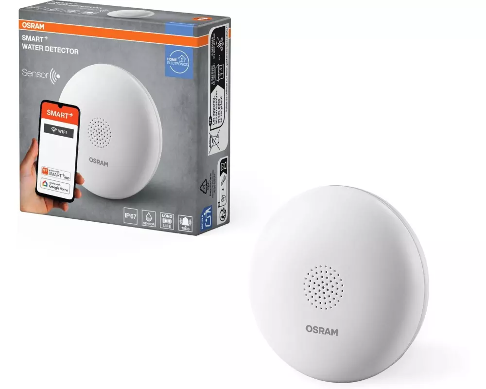 OSRAM Smart+ WIFI Water Detector Weiss