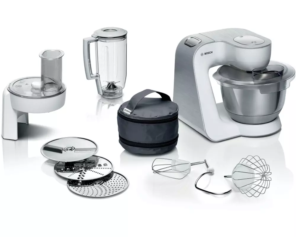 Bosch Küchenmaschine Serie 4 MUM 5 Silber/Weiss