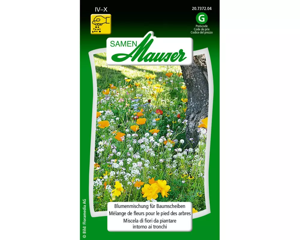 Samen Mauser Saatgut Blütensymphonie für Baumscheiben