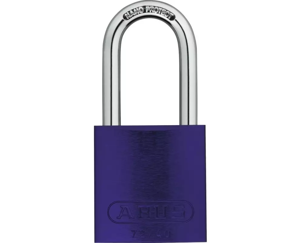Abus Vorhängeschloss 72/40HB40 Lila Aluminium