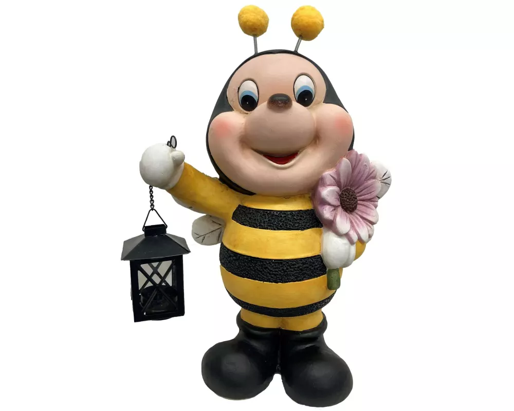 Dameco Dekofigur Biene mit Laterne 45 x 29 x 18.7 cm