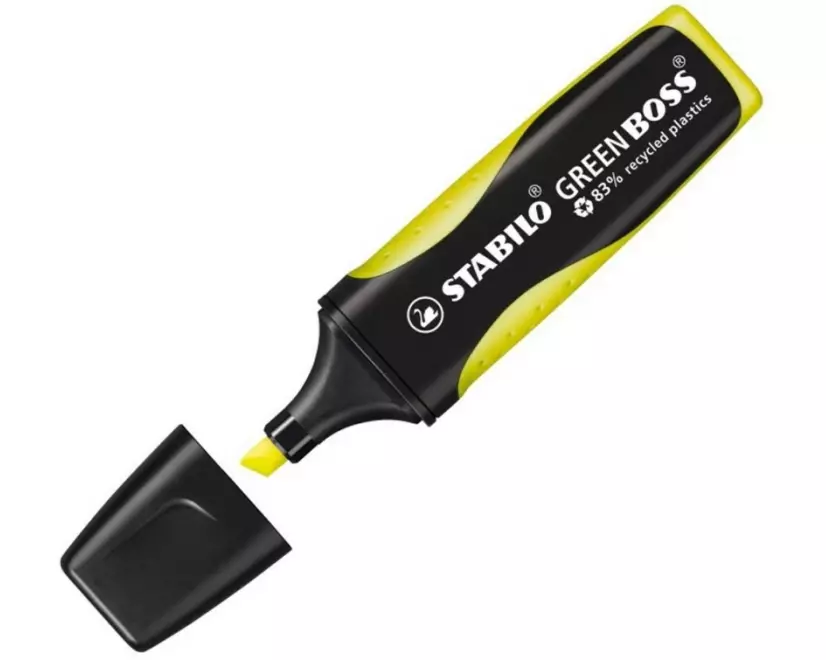 STABILO Textmarker Greenboss Gelb/Schwarz