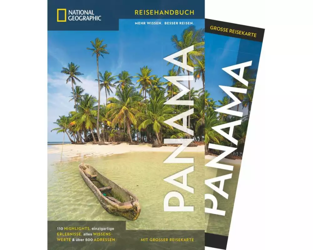 NATIONAL GEOGRAPHIC Reisehandbuch Panama mit Maxi-Faltkarte