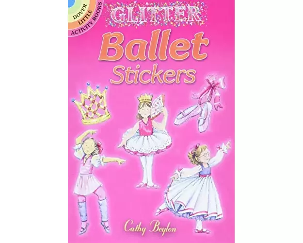 Glitter Ballet Stickers