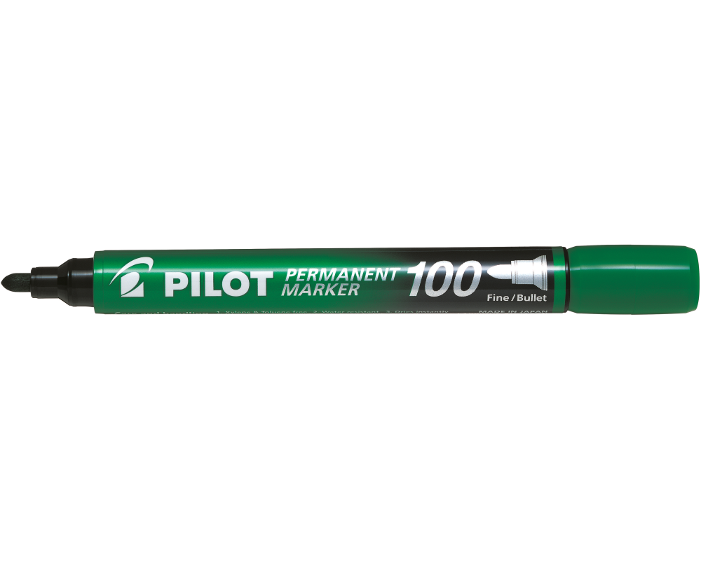 PILOT Permanent Marker 100 1mm SCA-100-G Rundspitze grün