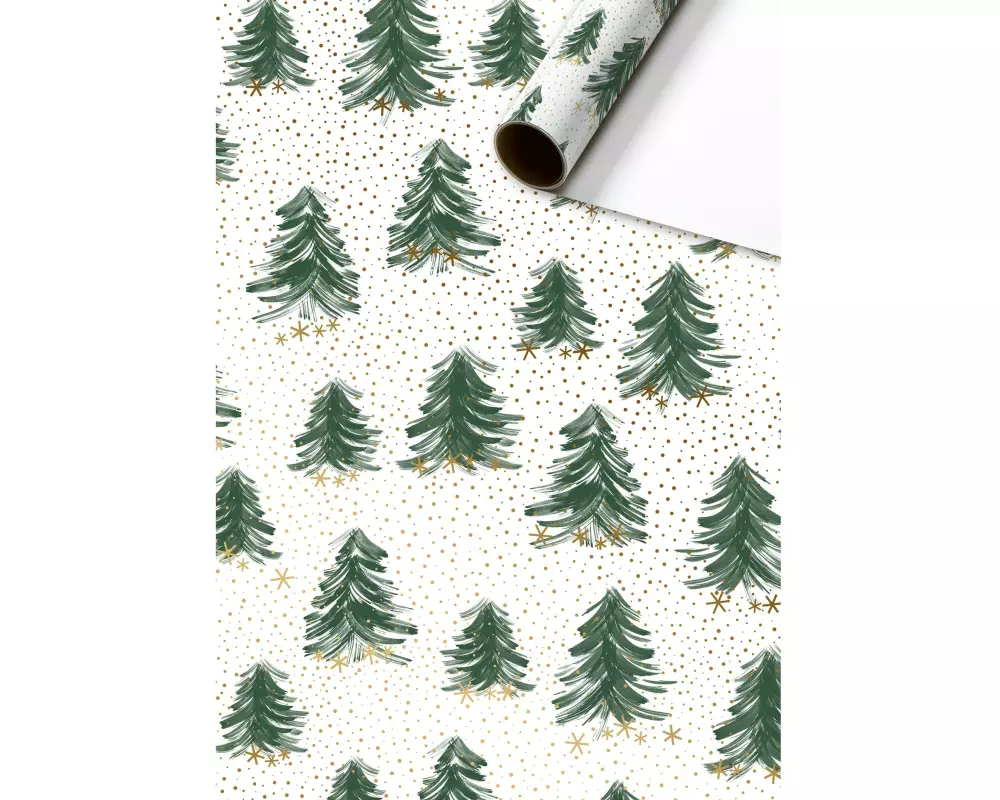 Stewo Geschenkpapier Inverno | 70 cm × 2 m, 70 g/m², weiss