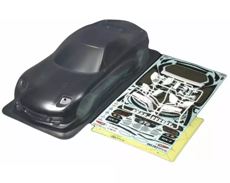 Tamiya Karosserie Mazda RX-7, unlackiert, 195 mm, 1:10