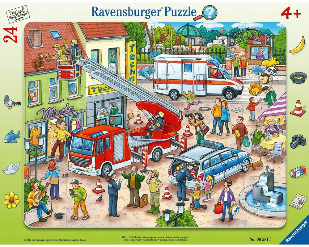 Kinderpuzzle 24 Teile - 110, 112 - Eilt herbei!