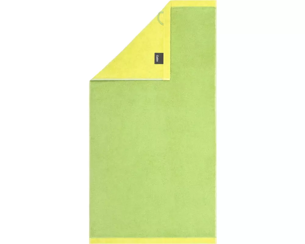 Cawö Duschtuch Lifestyle Splash 70 x 140 cm, Pistazie/Lemon
