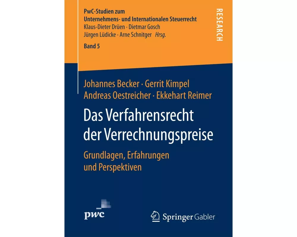 Das Verfahrensrecht der Verrechnungspreise