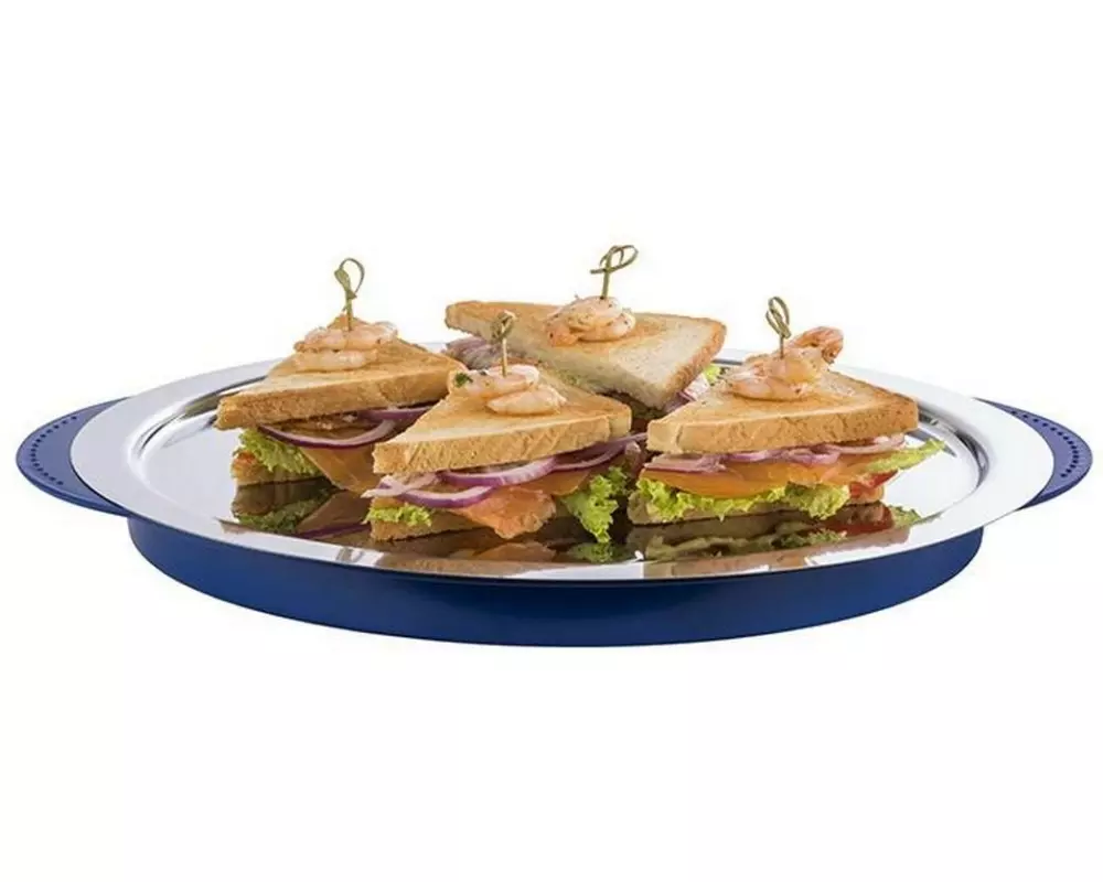 APS Thermo Tablett Set 6-teilig, Transparent/Blau