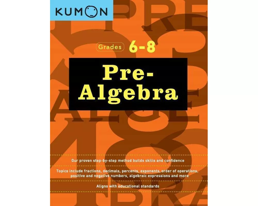 Kumon Grades 6-8 Pre-Algebra