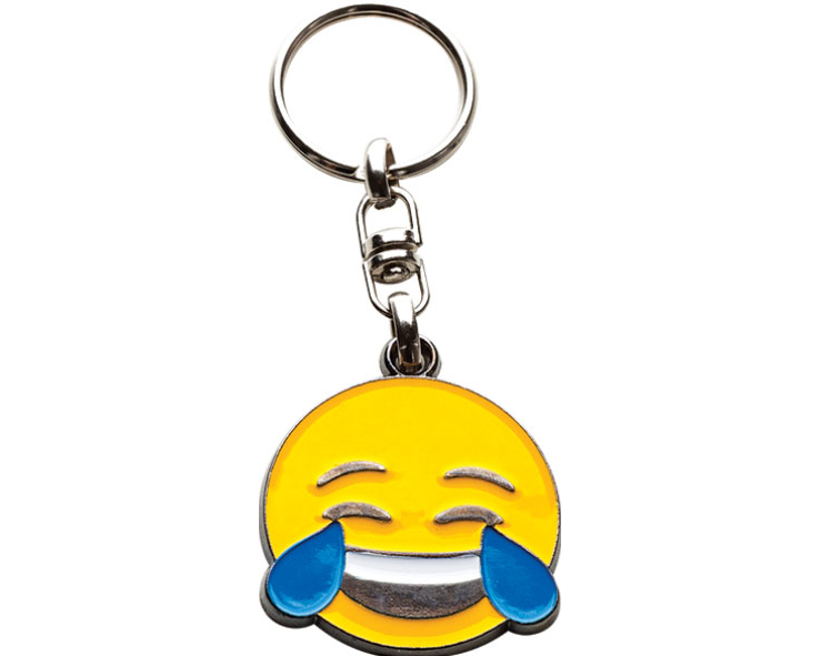 SILCA Schlüsselanhänger Lachend AVK7247 nickel